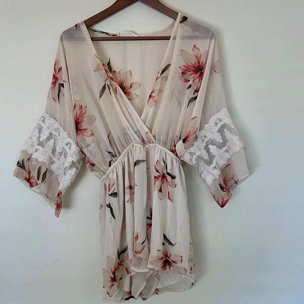 Audrey 3+1 Floral Romper